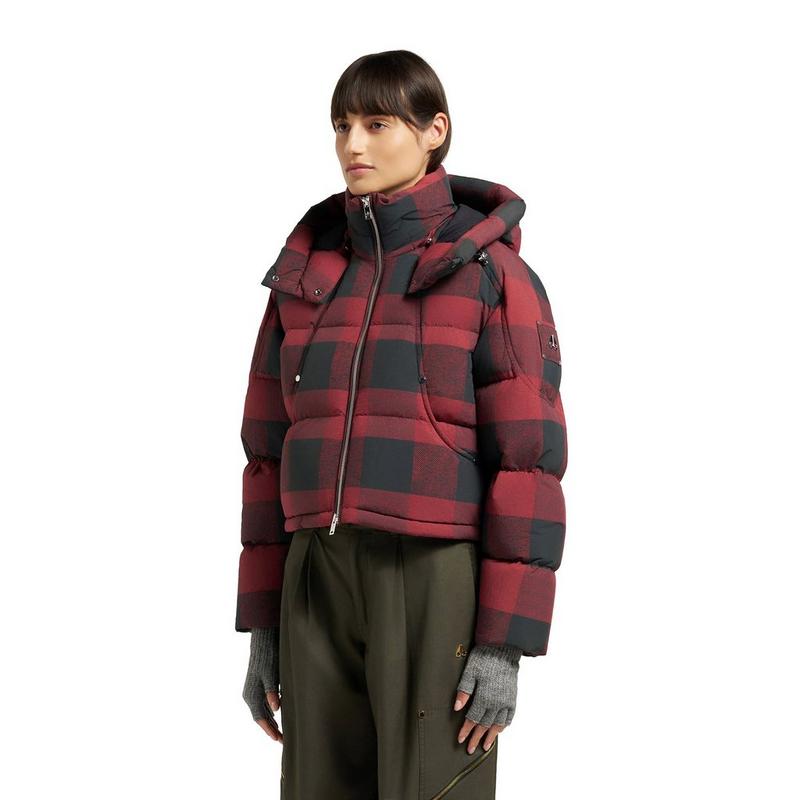Moose Knuckles Manteau court matelass&eacute; Akai pour femmes