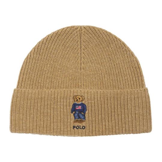 Polo Ralph Lauren Unisex Polo Bear Ribbed Knit Beanie