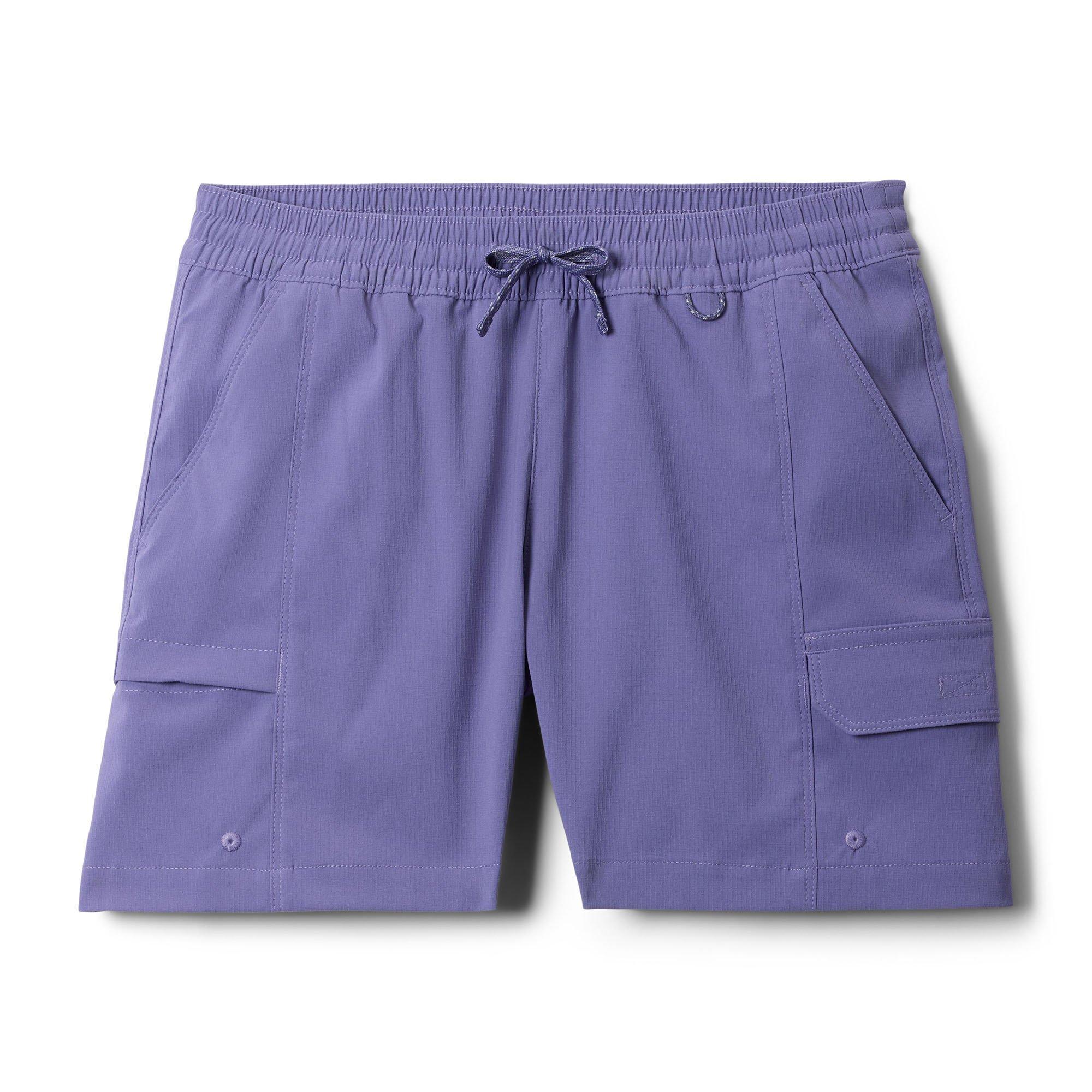 Columbia | Junior's Girl's Tech Trail Utility Shorts, Purple, Size XS