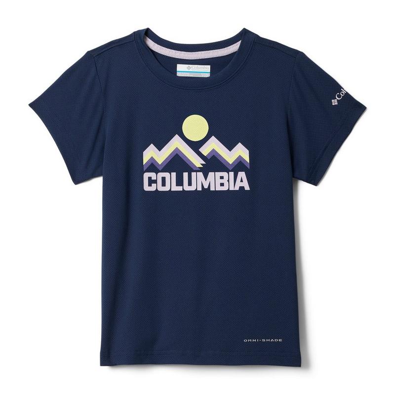 Columbia Junior Girls' [6-16] Tech Trail Utility Short Sleeve Graphic Crew T-Shirt
