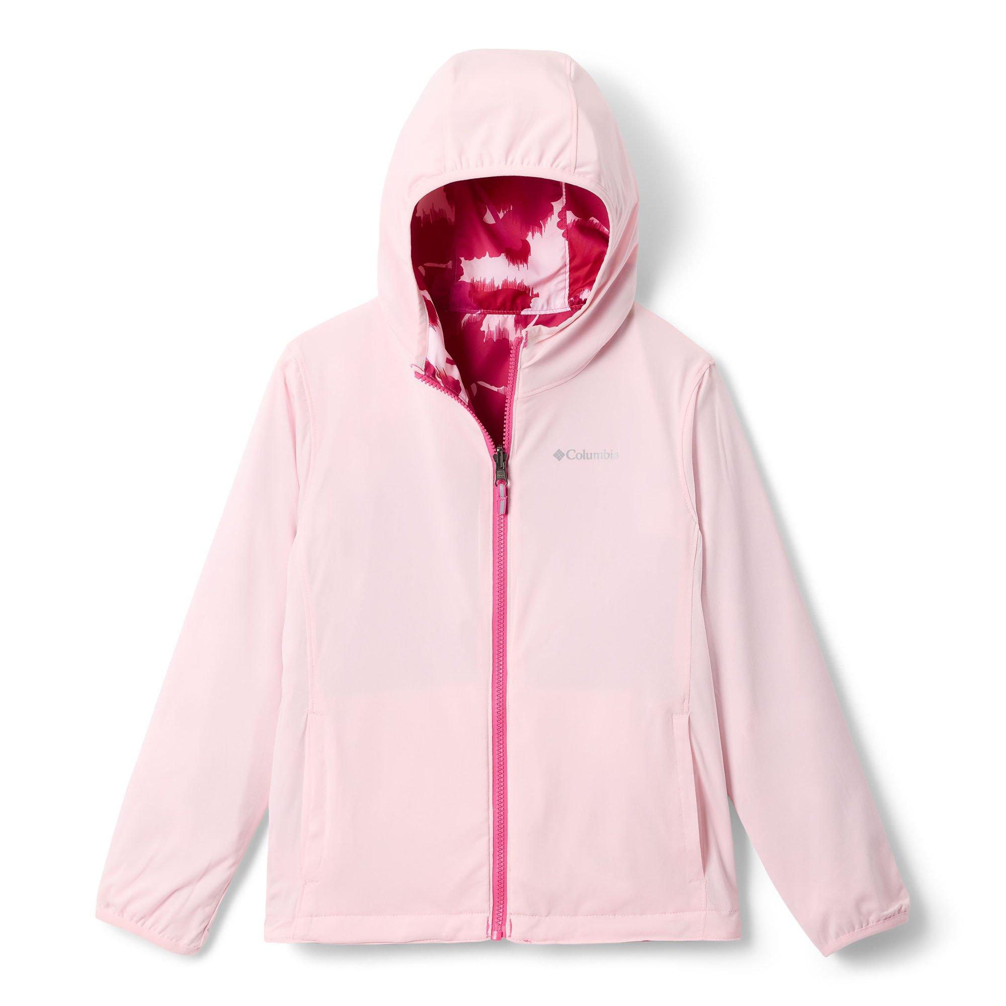Columbia | Girl's Junior's Pixel Grabber II Reversible Jacket, Pink, Size Small