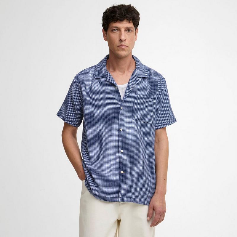 Barbour Chemise &agrave; manches courtes textur&eacute;e Rudbeck pour hommes