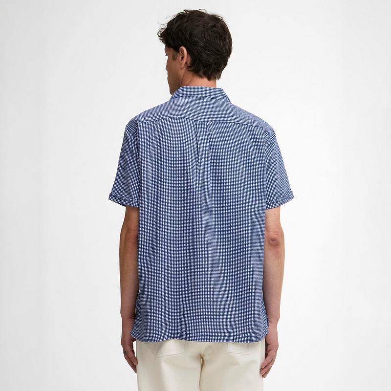 Barbour Chemise &agrave; manches courtes textur&eacute;e Rudbeck pour hommes