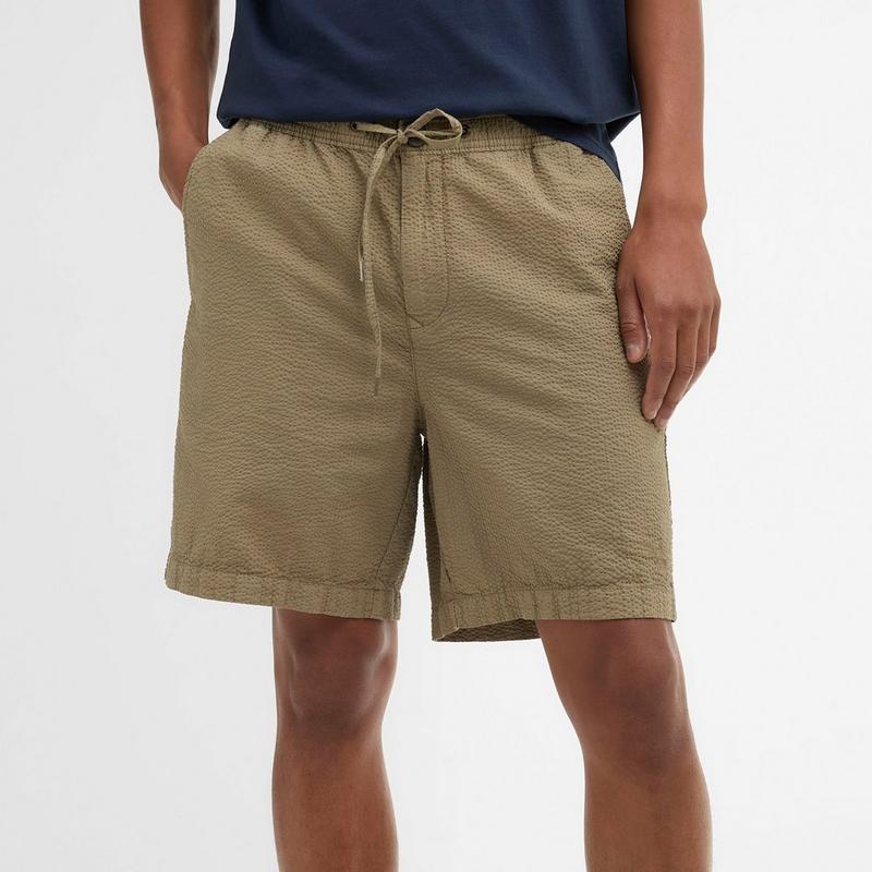 Barbour Short d&eacute;contract&eacute; en seersucker pour hommes