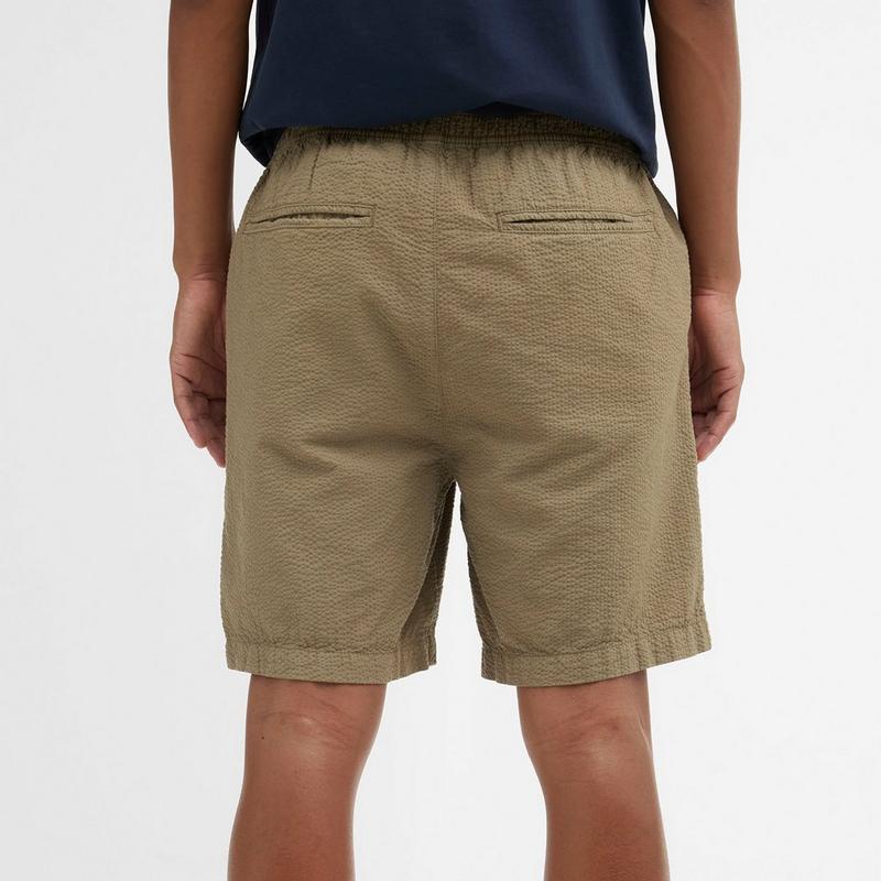 Barbour Short d&eacute;contract&eacute; en seersucker pour hommes