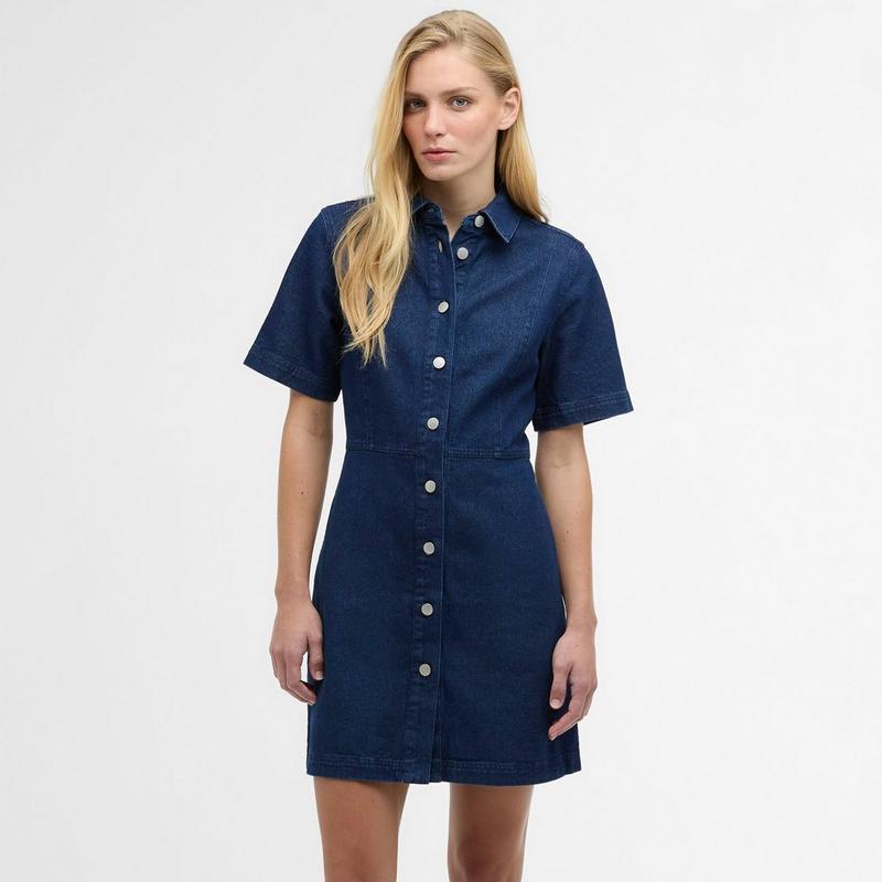 Barbour Robe courte en denim Maia pour femmes