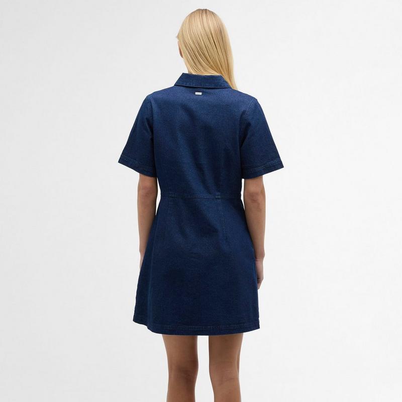 Barbour Robe courte en denim Maia pour femmes