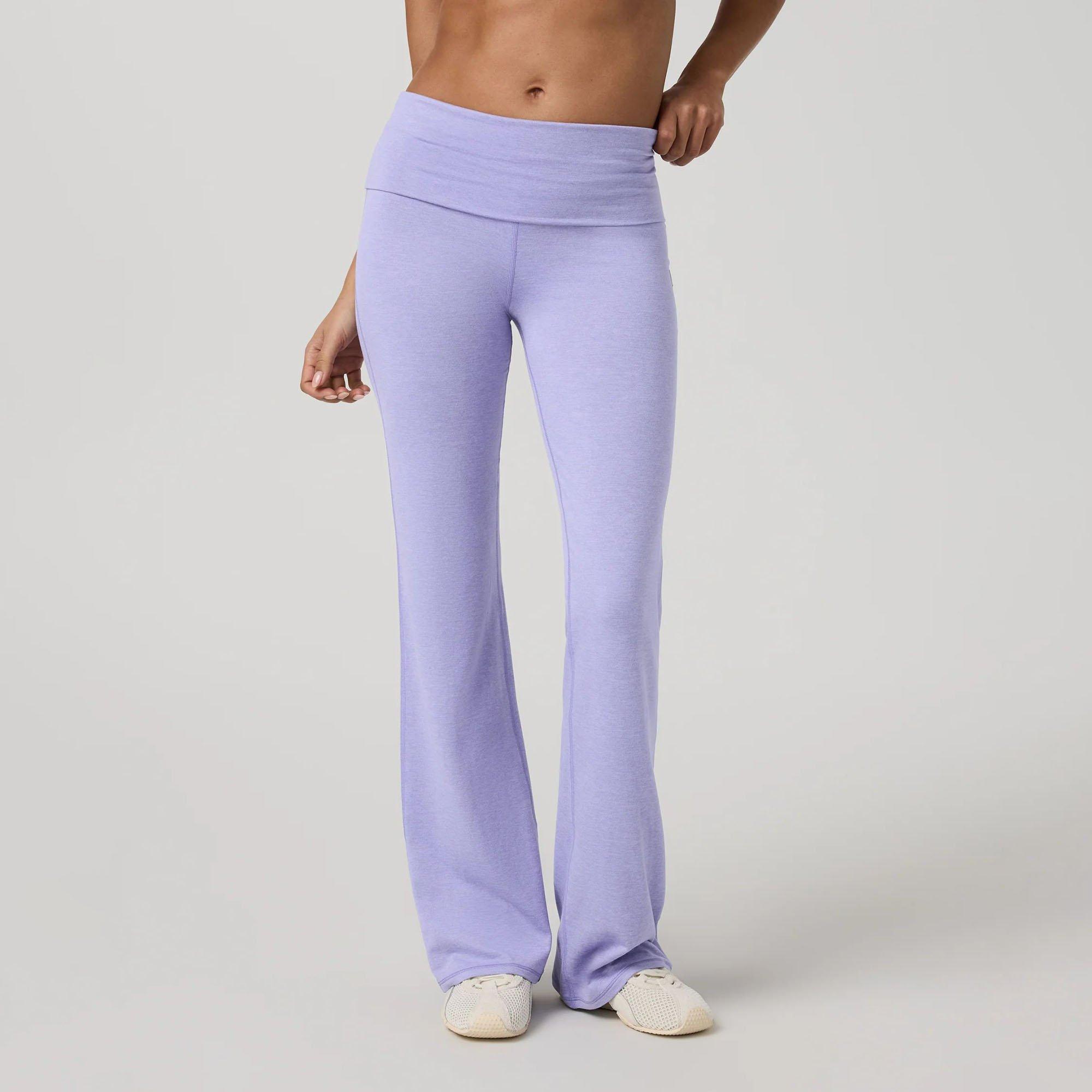 Vuori | Women's Halo Foldover Pants, Hyacinth Heather, Size Large