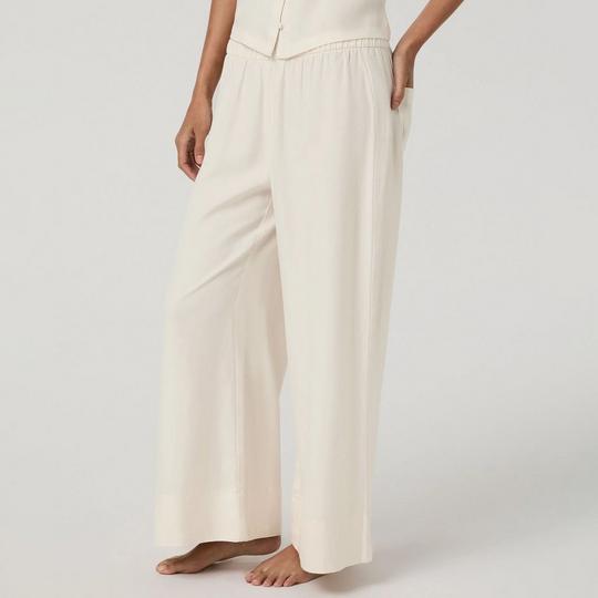 Vuori Pantalon court en serg  Trestles   jambe large pour femmes