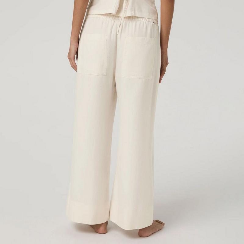 Vuori Pantalon court en serg&eacute; Trestles &agrave; jambe large pour femmes