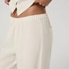 Pantalon court en serg  Trestles   jambe large pour femmes