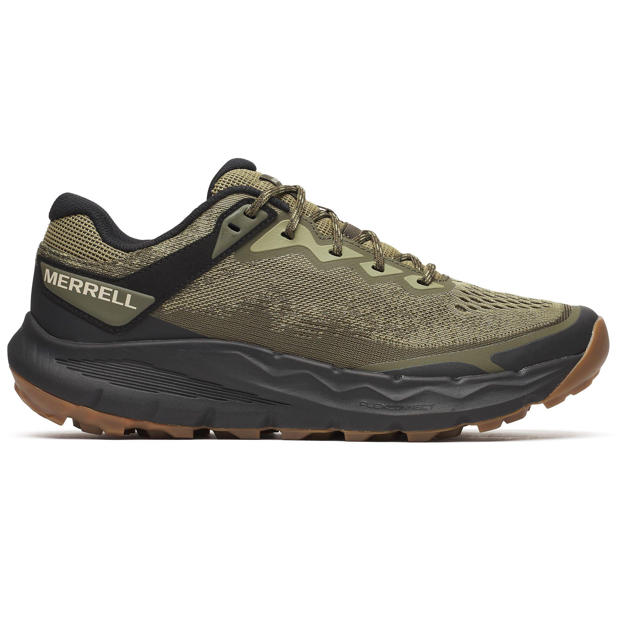 Merrell | Men's Nova 4 Trail Running Shoes, Drab, Size 7.5