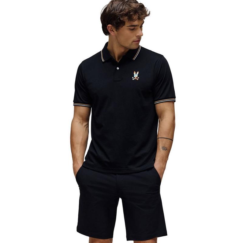 Psycho Bunny Polo Ara Performance Piqu&eacute; pour hommes