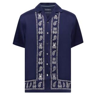 Psycho Bunny Men's Luke TENCEL Border Shirt