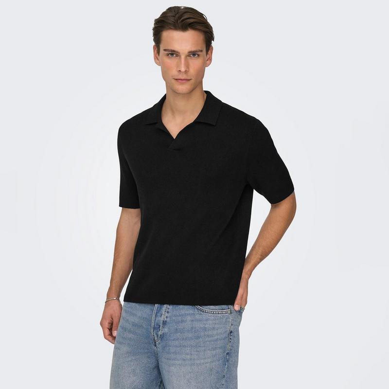 Only & Sons Polo en tricot Travis pour hommes