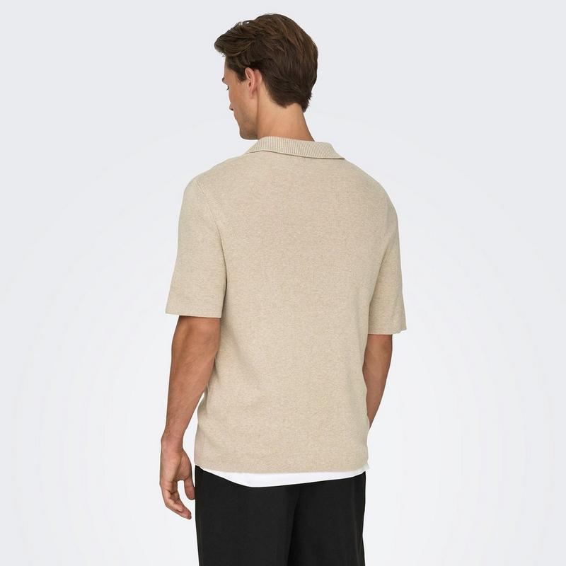 Only & Sons Polo en tricot Travis pour hommes