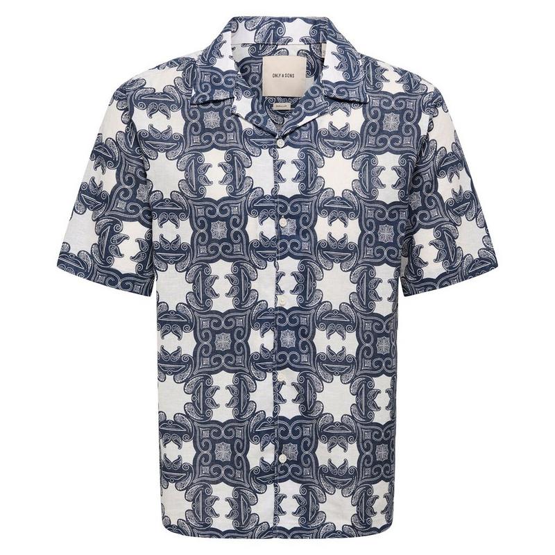 Only & Sons Chemise &agrave; manches courtes Caiden pour hommes