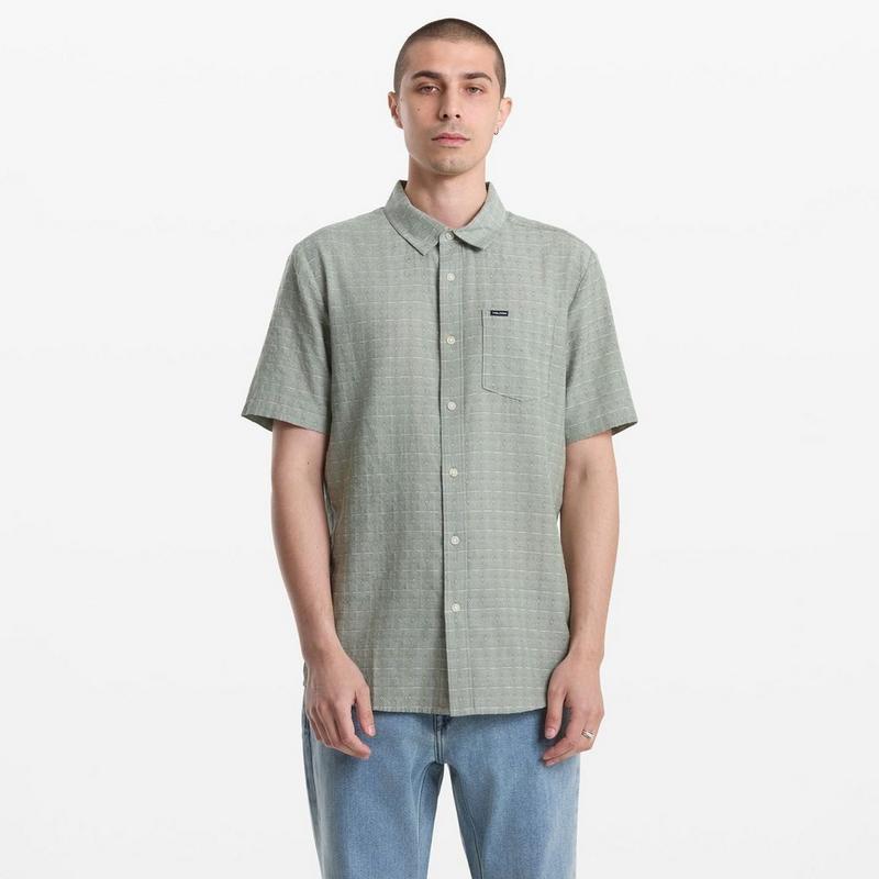 Volcom Chemise &agrave; manches courtes Bankstone II pour hommes