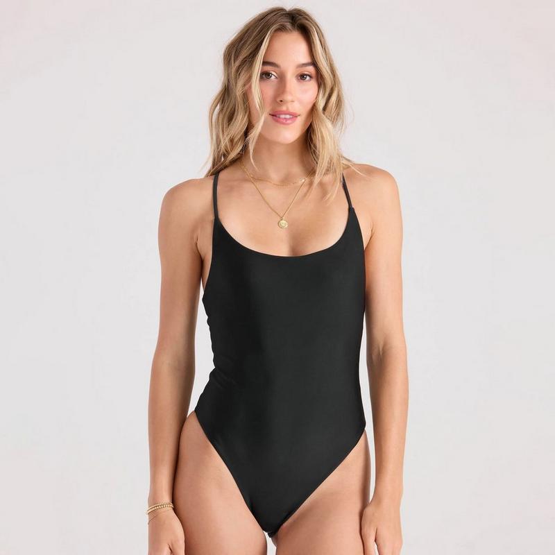 Volcom Maillot une-pi&egrave;ce Simply Seamless Skimpy pour femmes