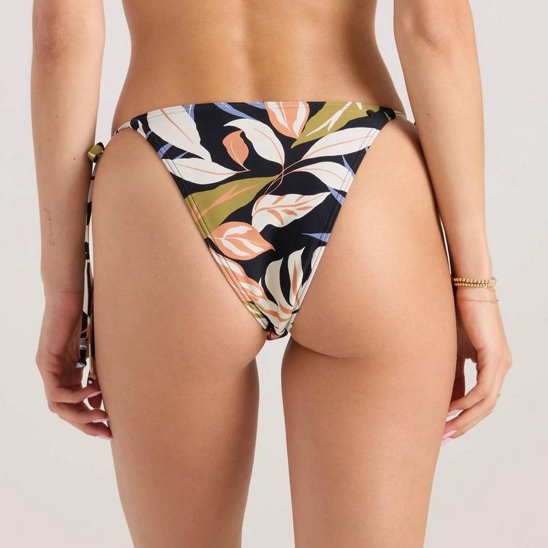 Volcom Bas de maillot de bain Distant Tropic Twist Cheekini pour femmes