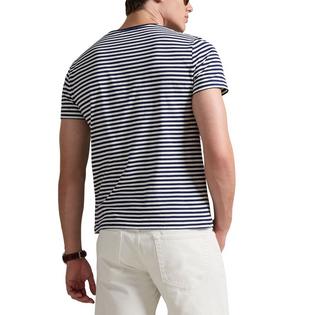 Polo Ralph Lauren T-shirt ray&eacute; en jersey &agrave; coupe classique pour hommes