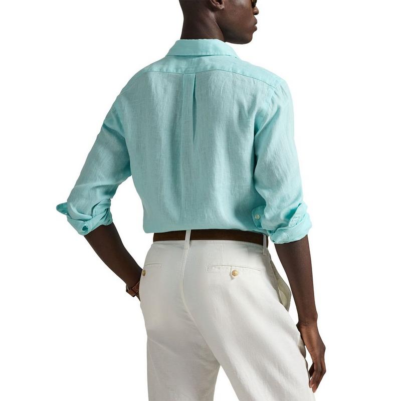 Polo Ralph Lauren Chemise en lin &agrave; coupe classique pour hommes