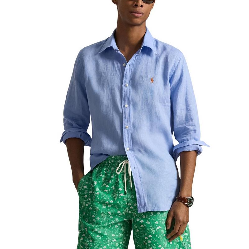 Polo Ralph Lauren Chemise en lin &agrave; coupe classique pour hommes
