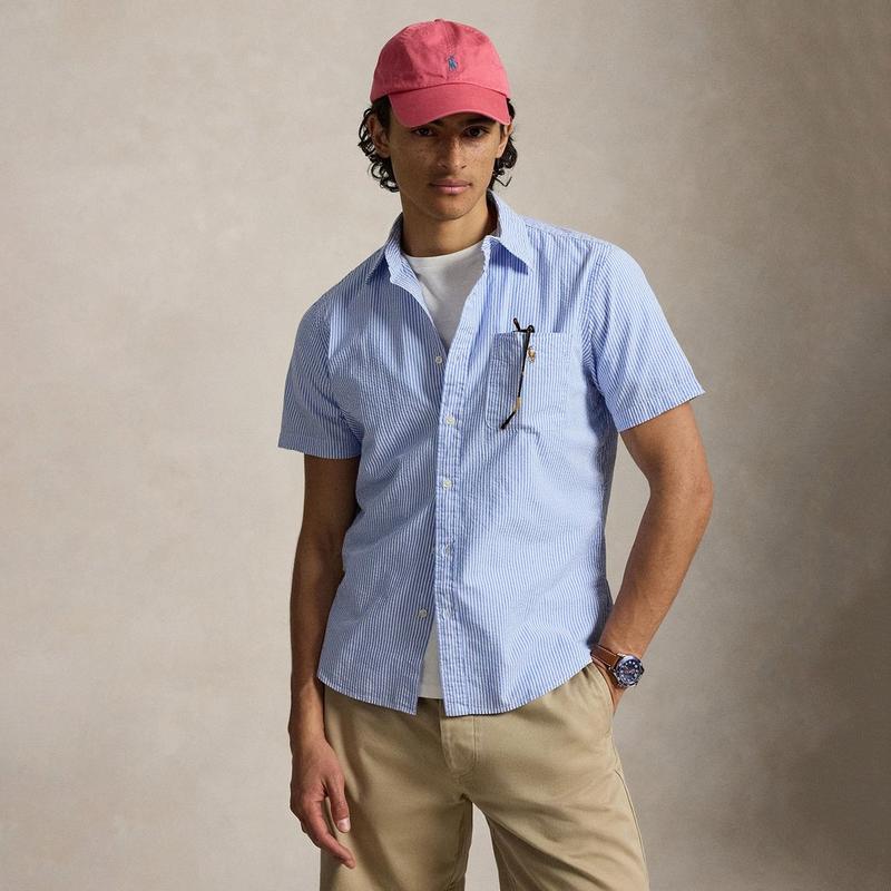 Polo Ralph Lauren Chemise RL Prepster en seersucker pour hommes