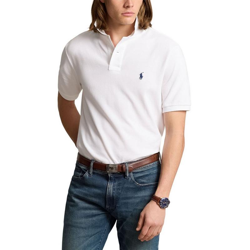 Polo Ralph Lauren Polo en maille The Iconic &agrave; coupe classique pour hommes