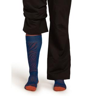 Icebreaker Men's Merino Blend Ski+ Medium Over-the-Calf Mountain Contour Sock
