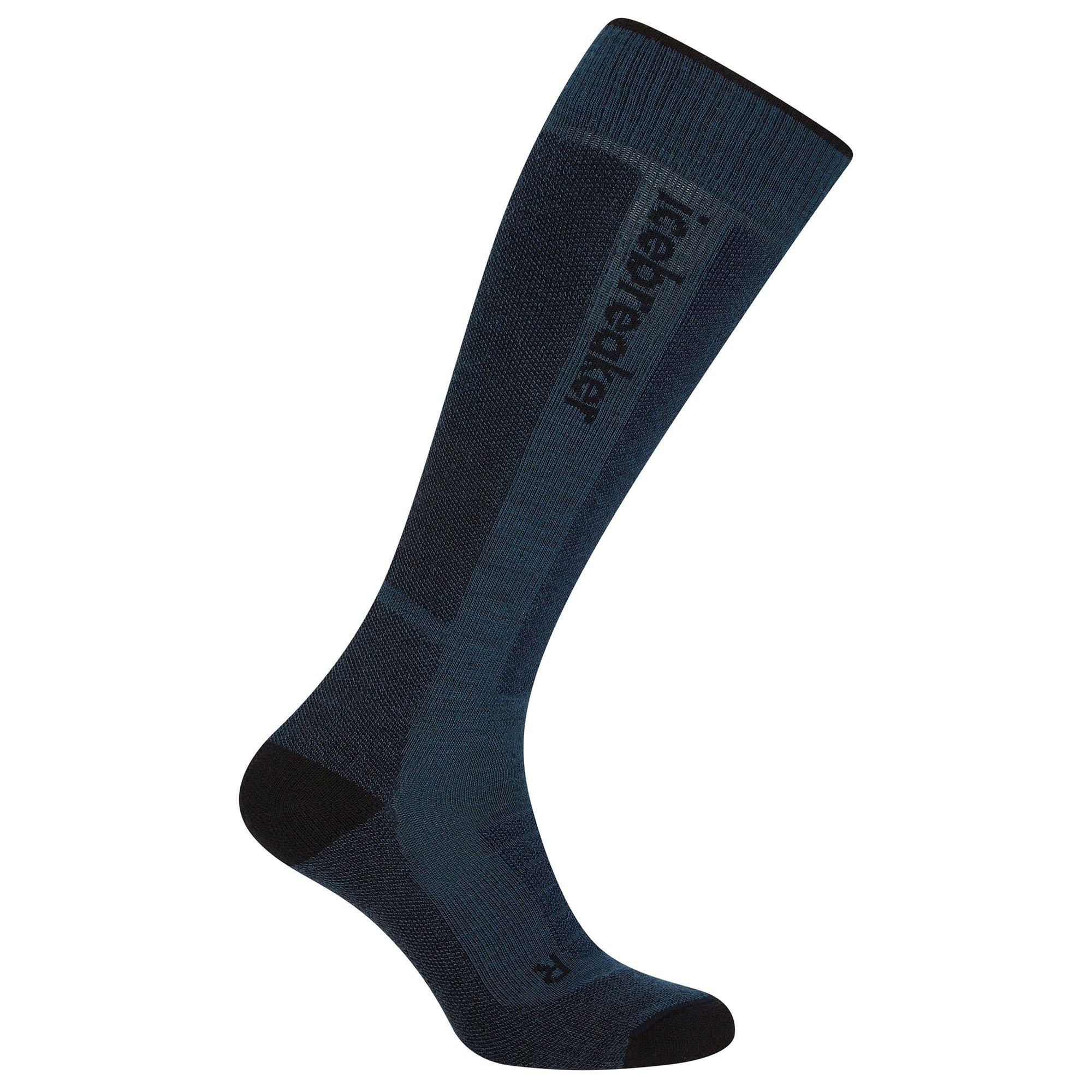 Icebreaker | Men's Merino Ski+ Medium Over-the-Calf Socks, Abyss Black Midnight, Size XL