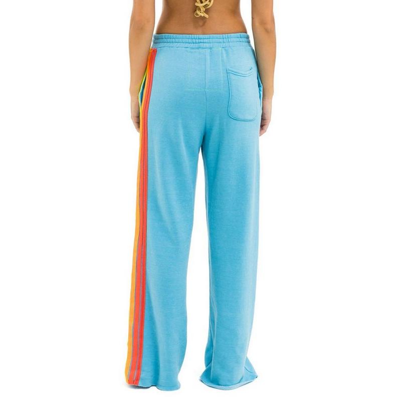 Aviator Nation Pantalon de jogging &agrave; jambe large avec poches pour femmes