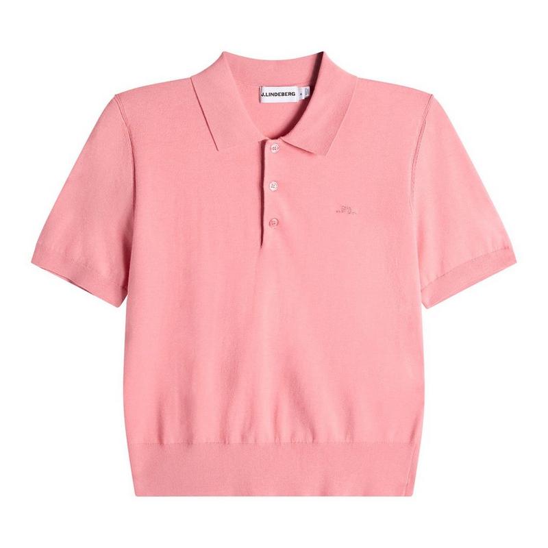 J Lindeberg Polo tricot&eacute; &agrave; manches courtes Blake pour femmes