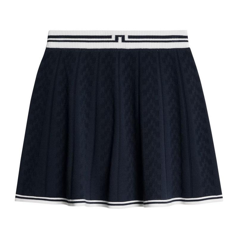 J Lindeberg Jupe en tricot pointelle Pamela pour femmes