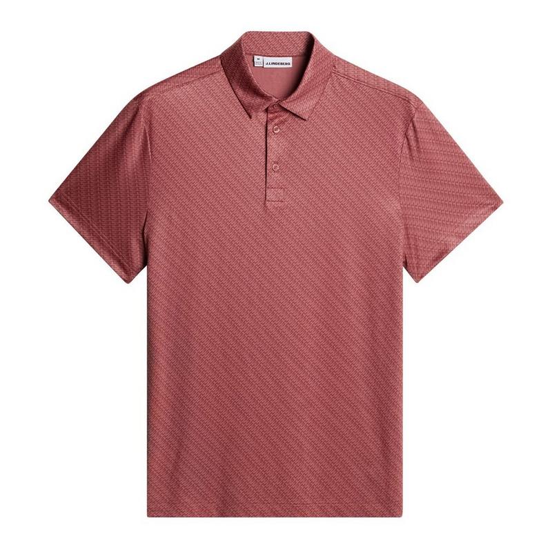 J Lindeberg Polo &agrave; imprim&eacute; Tod pour hommes