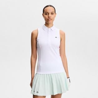 J Lindeberg Polo sans manches Dena pour femmes