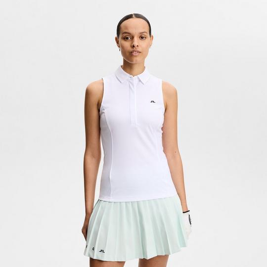 J Lindeberg Polo sans manches Dena pour femmes
