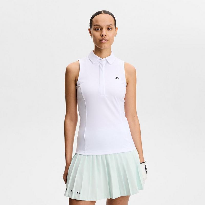 J Lindeberg Polo sans manches Dena pour femmes