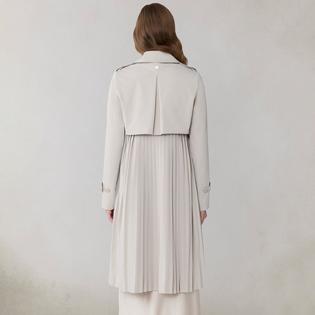 Soia & Kyo Women's Elanor Pleated Trench Coat