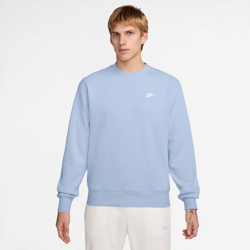 Nike Chandail &agrave; col rond en molleton Sportswear Club pour hommes