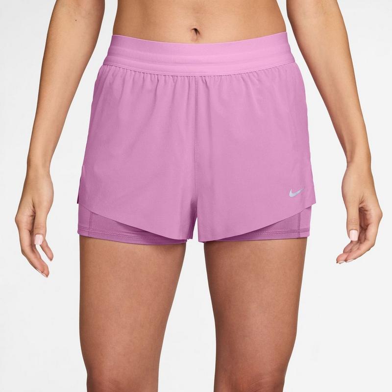 Nike Short 2-en-1 &agrave; taille mi-haute Swift Dri-FIT pour femmes