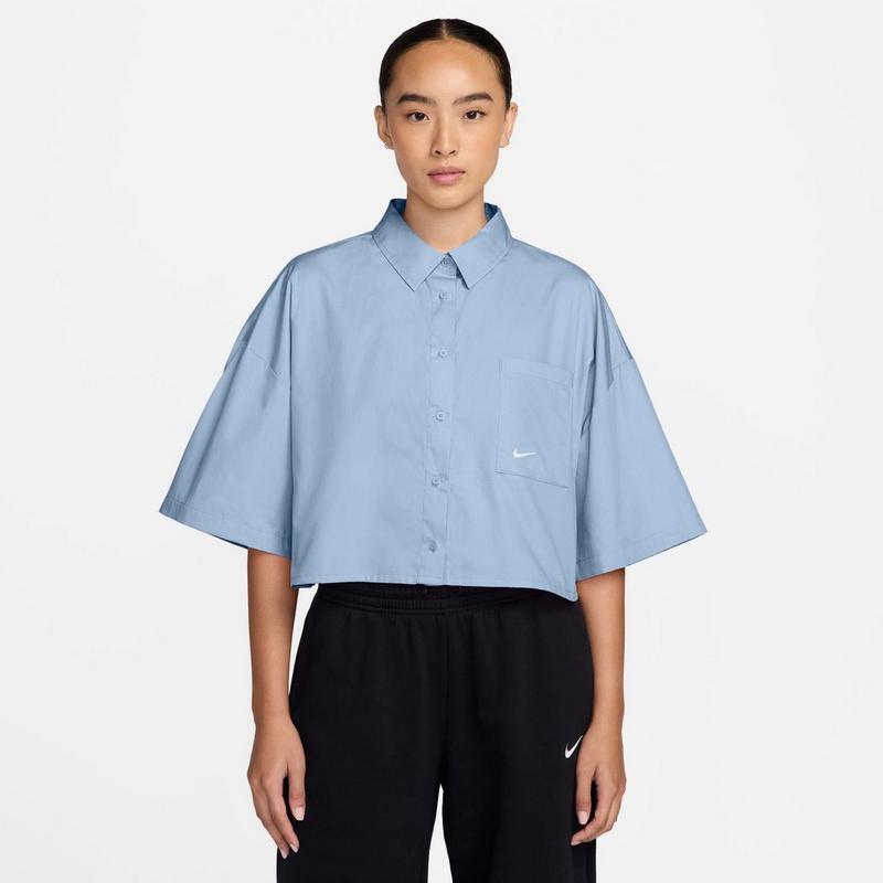Nike Chemise Sportswear Chill en popeline pour femmes