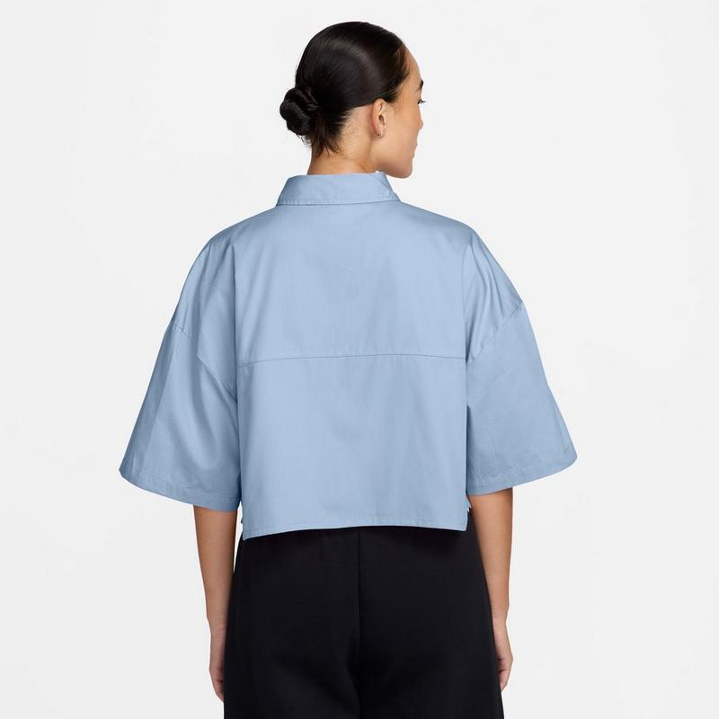 Nike Chemise Sportswear Chill en popeline pour femmes