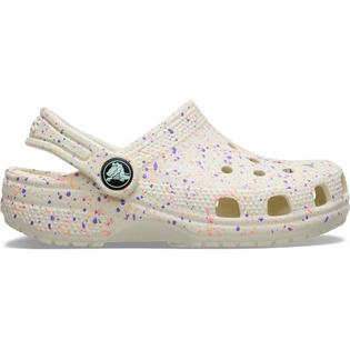 Crocs Kids' [11-3] Classic Glow Paint Splatter Clog