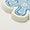Summit White | Toddlers' [5-10] Classic Denim Flower Adjustable Backstrap Clog