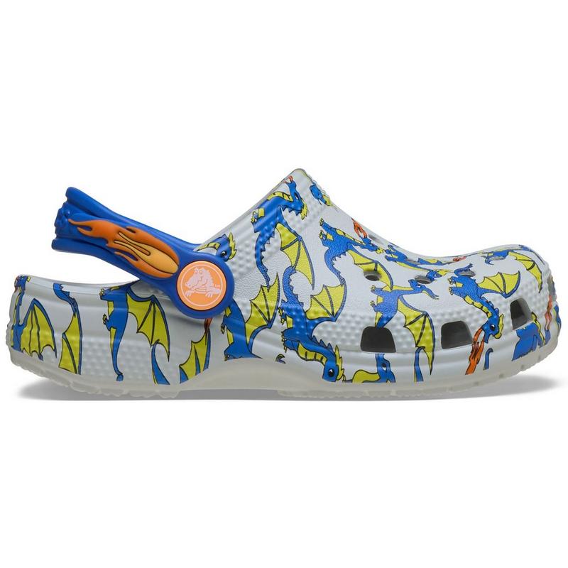 Crocs Sabot Classic Dragon Graphic pour tout-petits [5-10]