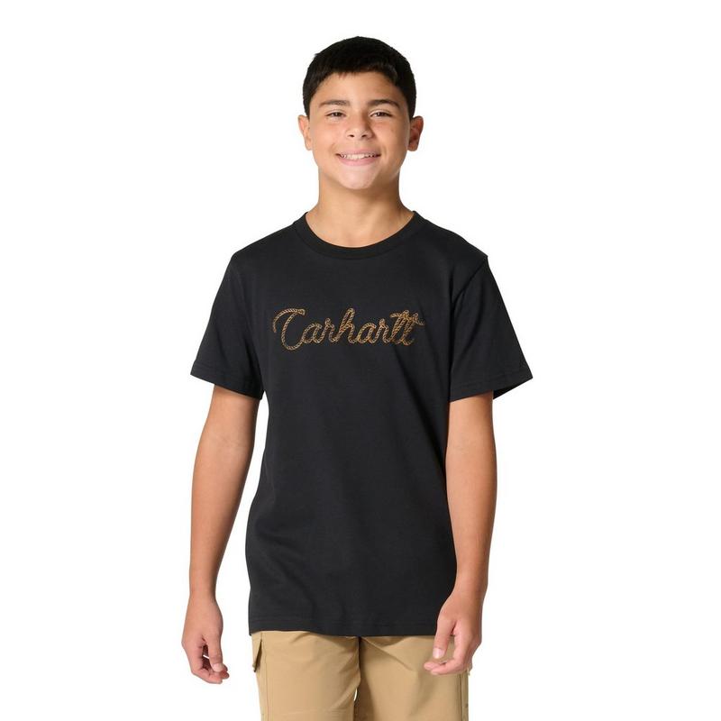 Carhartt Junior Boys' [8-16] Short Sleeve Logo T-Shirt