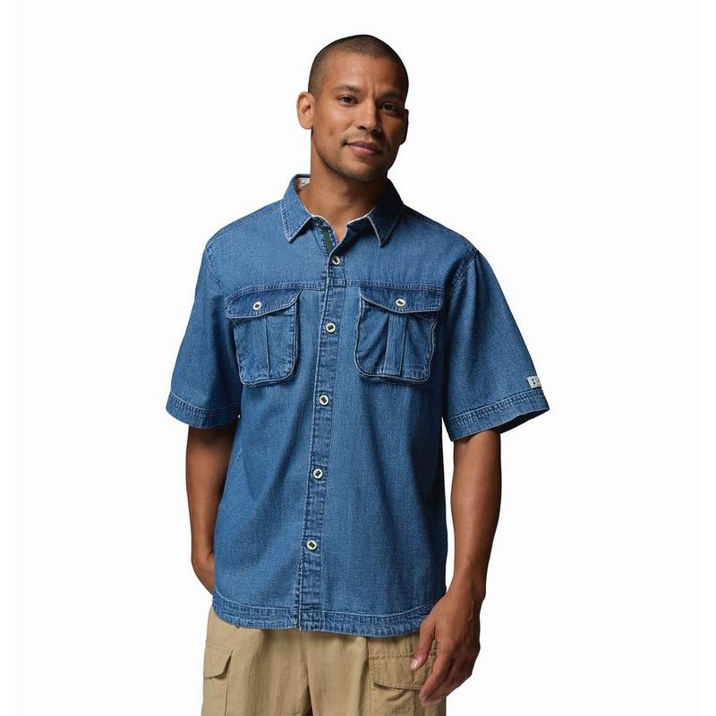 Columbia Chemise &agrave; manches courtes en serg&eacute; Acker Rock pour hommes