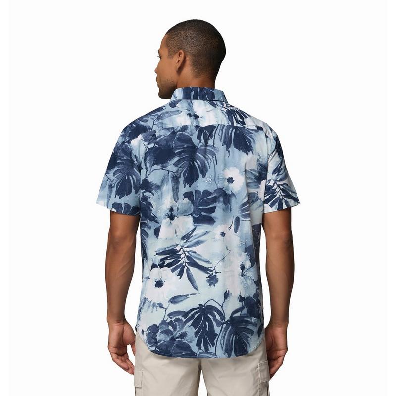 Columbia Chemise imprim&eacute;e Rapid Rivers &agrave; manches courtes pour hommes