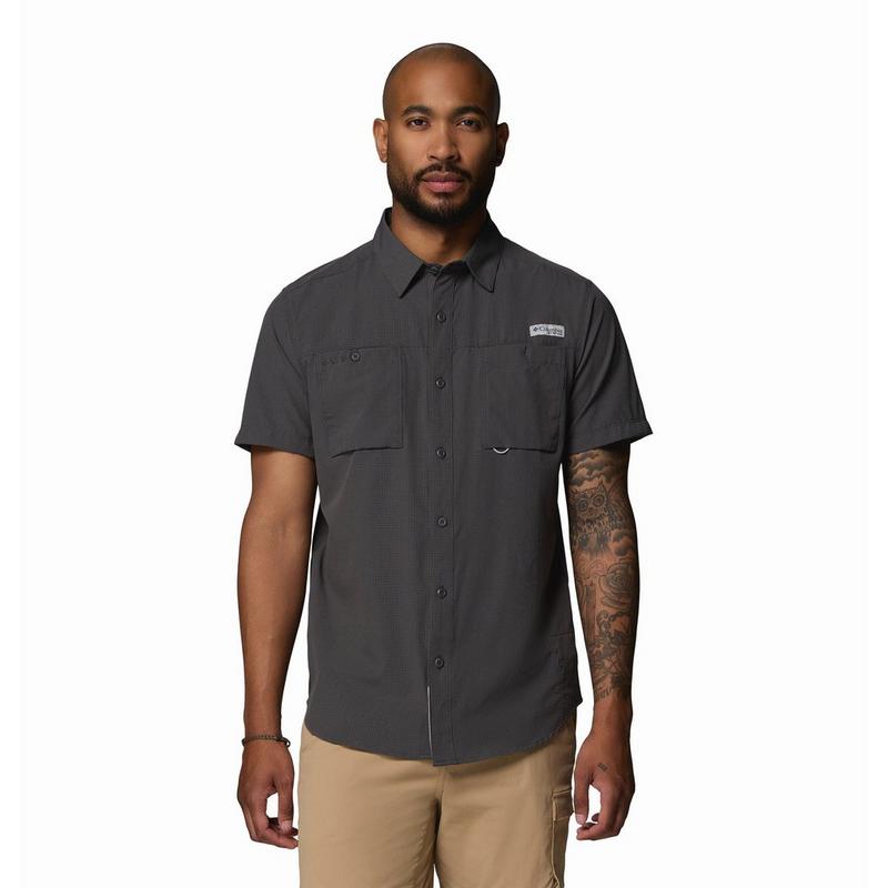 Columbia Chemise &agrave; manches courtes PFG Wild Cast Vent pour hommes